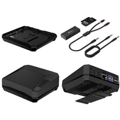 Argon ONE V3 Case with Raspberry Pi 5 SSD Expansion, M.2 NVME, and Sound Card Accessories