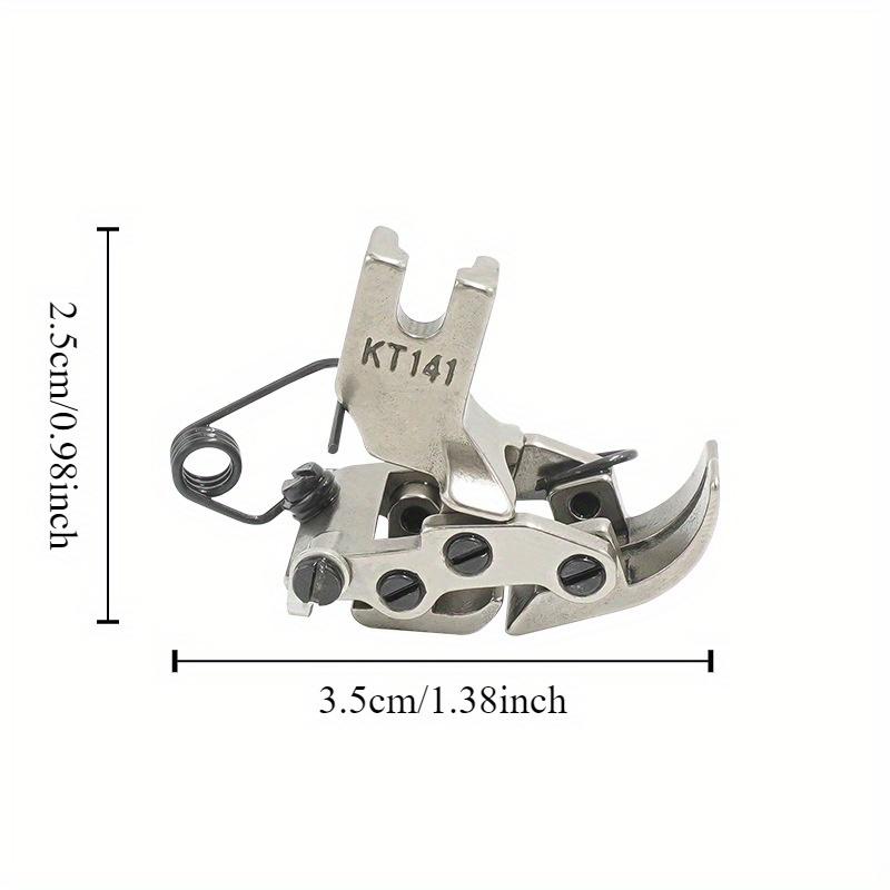 1pc KT141 Industrial Sewing Machine Flat Car Front and Rear Interactive Presser Foot Thick and Thin Through Tank Presser Foot