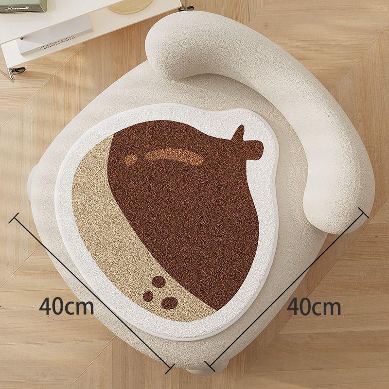 Autumn Plush Non-Slip Butt Pad, Winter Imitation Cashmere Thickened Cushion, Dormitory Student Classroom Stool Cushion