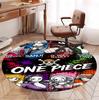 One Piece Pattern Round Rug, Indoor/Outdoor Mat, for Picnic, Gameroom, Bedroom, Office, Living Room, Home Decor Carpet, Birthday Gift