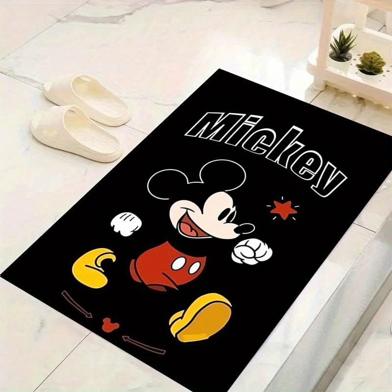 1pc Mickey Pattern Area Rug Soft Flannel Floor Mat for Living Room,Office,Bedroom and Carpet