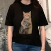 Funny Hugging Cats Graphic T-Shirt, Cute Cat Lover Tee, Adorable Feline Print