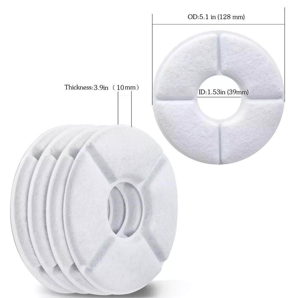 12Pcs Replacement Filter For Pet Drinking Fountain Water Dispenser Activated Carbon Replaced Filters Dog Cat Accessories