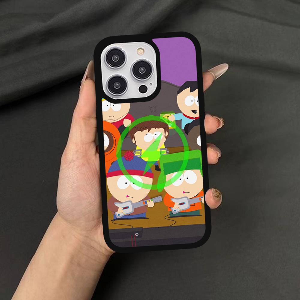 Cartoon S-South P-Park Promax Magnetic For iPhone 17 16 14 13 12 11 15 Pro Air Max Plus Phone Case Wireless Charge
