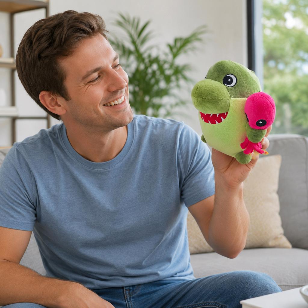 Cute Plush Stuffed Animal Toy Creative Plush Doll Decor for Home and Desk Display