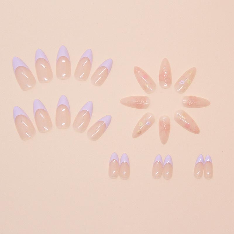 Fake Nails French Wearing Nail Three-Dimensional Bow Removable Nail Patch Flower Nail Patch Nail Patch