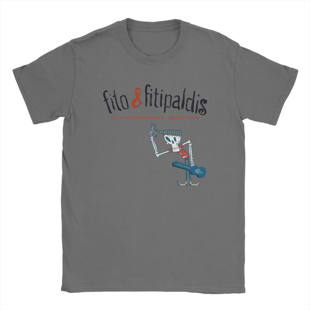 Fitos Fitipaldis Band TShirts Men Women Casual Pure Cotton Tee Shirt Round Collar Short Sleeve T Shirts New Arrival Clothing
