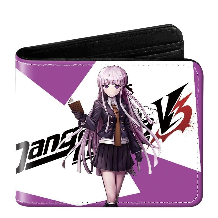 Danganronpa Anime Foldable Leather Wallet Short Purse