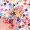 10pcs Acrylic Frosted Heart Beads Multicolor Love Heart Charms Beads For DIY Jewelry Making Bracelets Pendants Earrings Findings