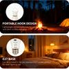 HOMEFISH RGB/3 color USB Led Bulb Rechargeable Light Bulb Smart Bulb Dimmable E27 Bulbs with Timing Cordless Battery