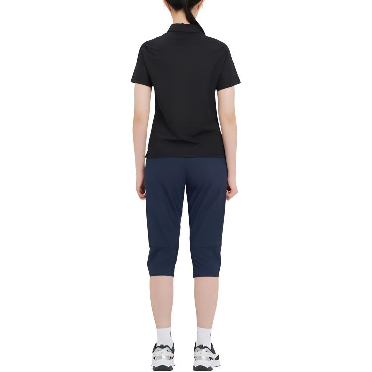 FILA Polo Shirts Unisex Black Polo Collar Thin FS2TSH2232UBLK