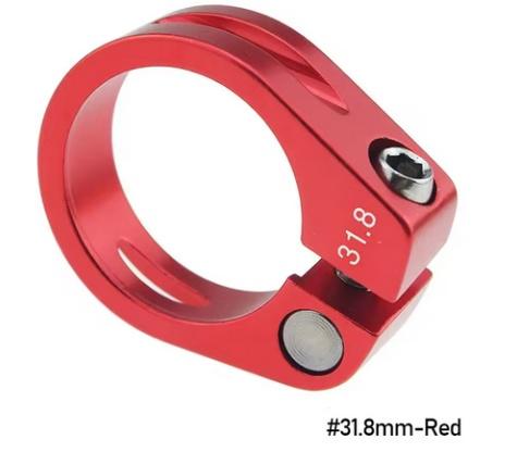 Aluminum Alloy Bicycle Seatpost Clamp Seat Tube Clamp MTB Bike Seat Tube Clip Bike Parts Bike Saddle Seat