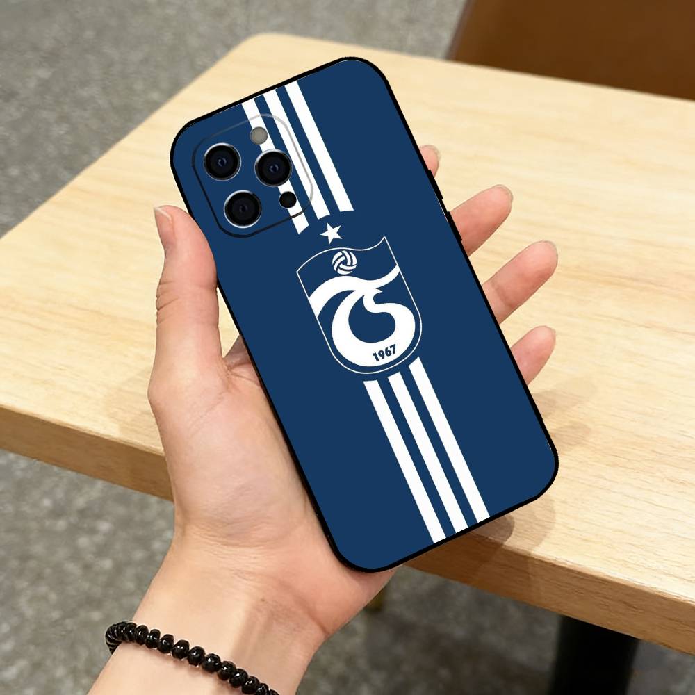 Turkey T-TrabzonsporS Phone Case For iPhone 17,16,15,14,13,12,11 Plus,Pro Max,XS,Soft Silicone Black Cover iPhone15promax
