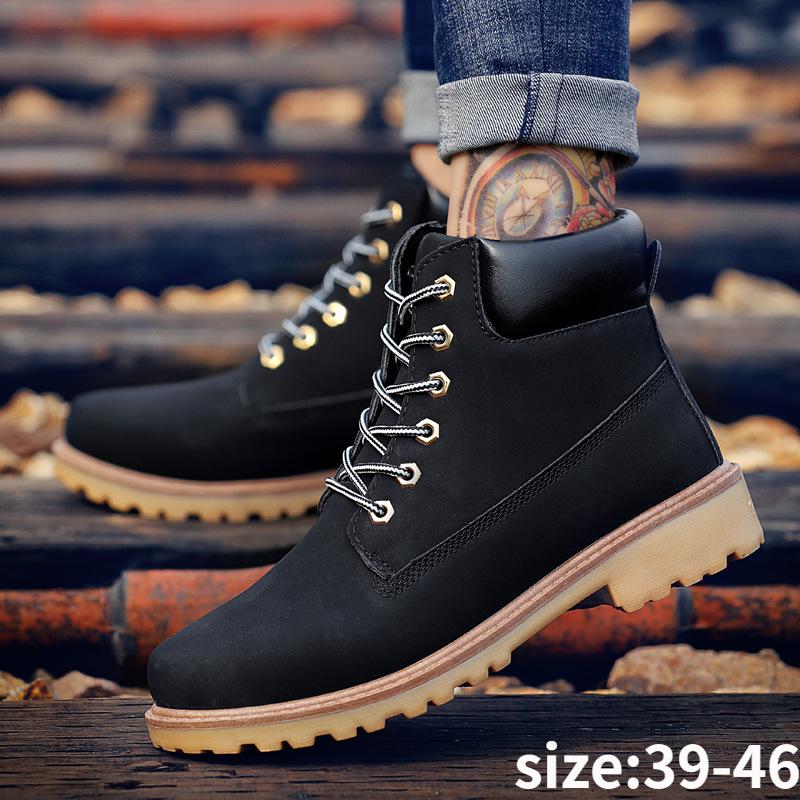 Hombre Martin Botas Hombre Zapatos Altos Zapatos Cálidos Al Aire Libre Botas  de Montaña para Hombres Botas Casuales Botas de Trabajo comprar a buen  precio — entrega gratuita, reseñas reales con fotos —