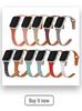 Compatible Silicone Leather Straps for Apple Watch Series 3-8