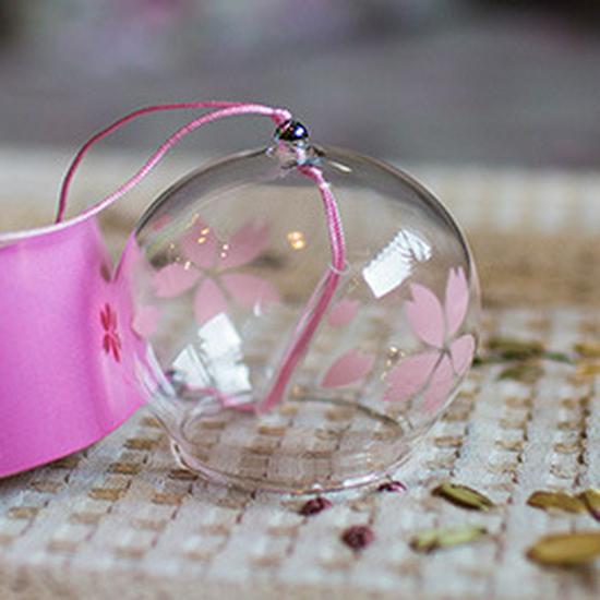 

Japanese Cherry Blossom Glass Wind Chime Ornaments - Birthday Gift Ideas