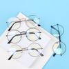 Fashion Vintage Portable Anti-Blue Light Eyeglasses Metal Glasses Ultra Light Frame Eye Protection