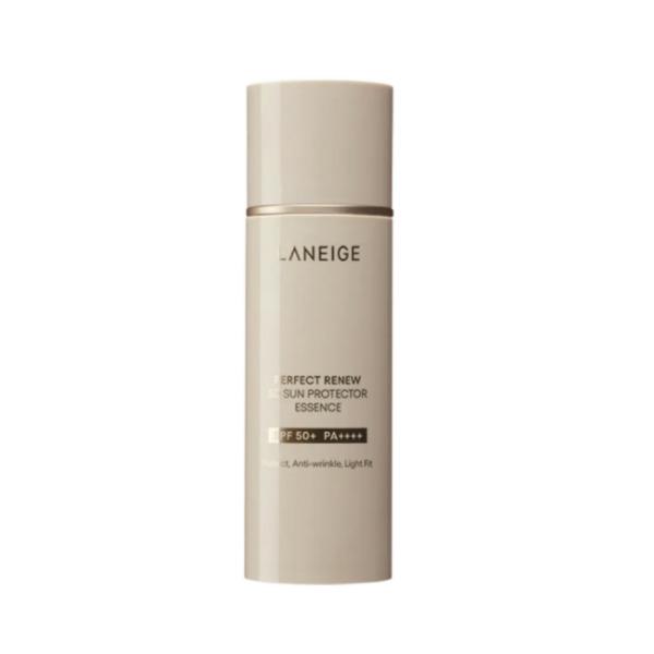 Laneige Perfect Renew 5D Korean Anti-Aging Sunscreen Essence SPF50+ PA++++ Hydrating UV Protection 50ml