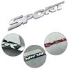 3D Bilklistremerke SPORT Emblem Merke Plast Krom Logo Dørdekal For Bilstyling Dekorasjonstilbehør