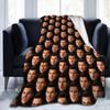 Lautner Jacob Black Blankets Coral Fleece Plush Winter Twilight Bella Breathable Warm Throw Blankets for Sofa Car Bedding Throws