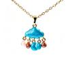 Elegant Cloud Drop Pendant Necklace: Chic Women's Clavicle Jewelry