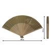 folding fan featuring a horse design in ochre and short made in A perfect gift for yourself or someone Crafted from artisanal this fan features a