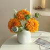 Teddy Sunflower Artificial Bouquet for Living Room, Entryway, Dining Table, Camping, and Retro Arrangements