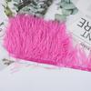 8-10Cm Ostrich Feather Wedding Dress Diy Performance Clothing Accessories Feather Tassel Including Webbing