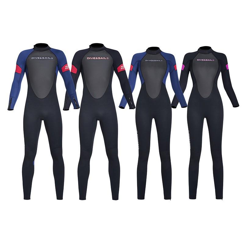 Diving Suit Men's Thick One-piece 3MM Women's Snorkeling Surfing Jellyfish Cold-proof Swimsuit