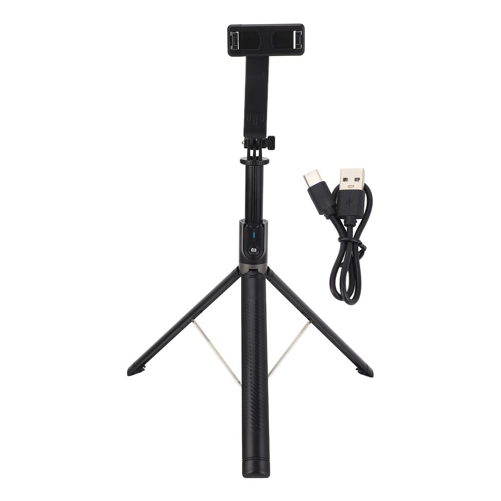 Selfie Stick Tripod with 2 Lights Bluetooth Wireless Remote 360 Degree Rotating Extendable Phone Selfie Stick for Live