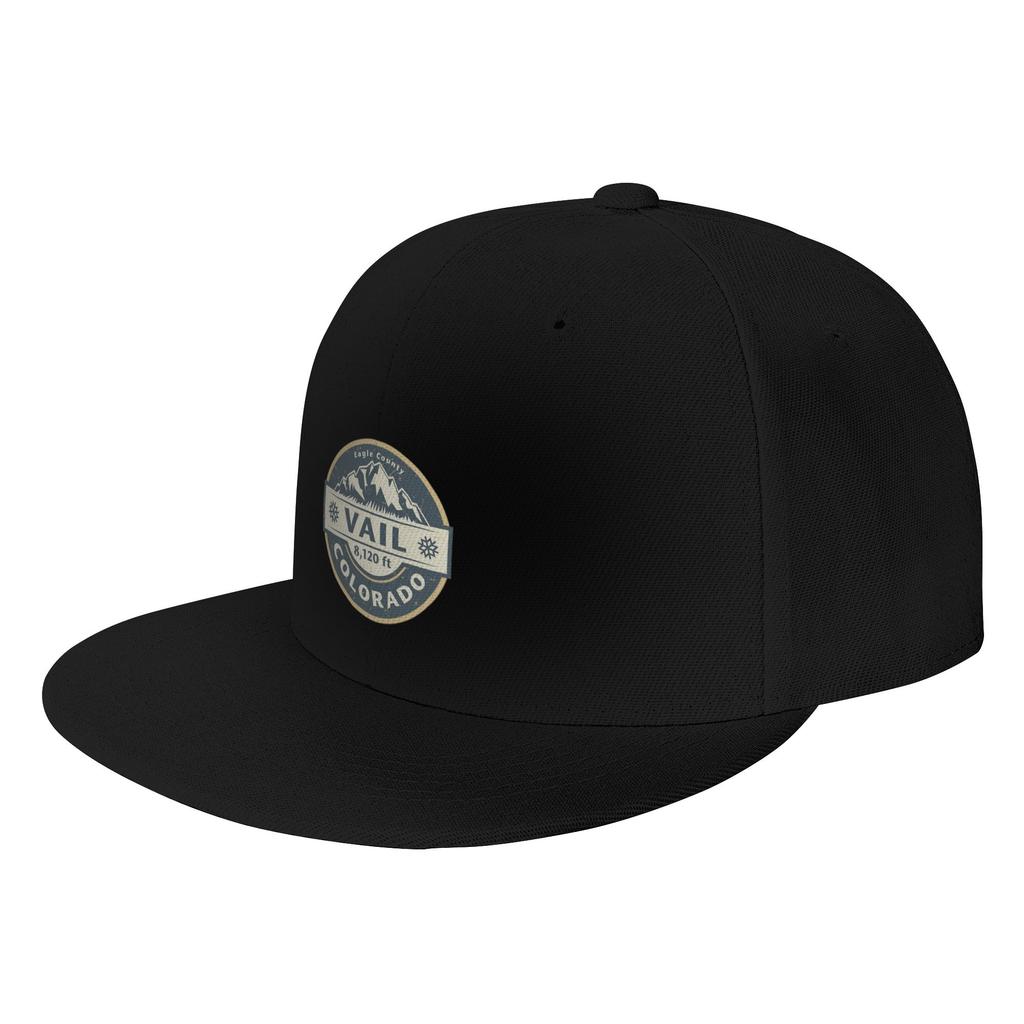 Fashion Vail Colorado Flat Brim Sun Hat Outdoor Travel Womens Cap