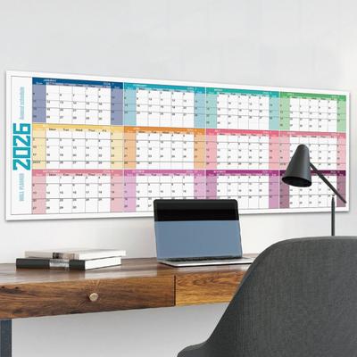 Yousheng Super Large Wall Sticker 2026 Calendar Reusable Matte Whiteboard Home Work Planner Year-Round Planning Tool