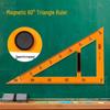 Little Fish Ruler Set: Compass, Magnetic Straight Edge, Protractor, and Set Square - Math Teaching Tools