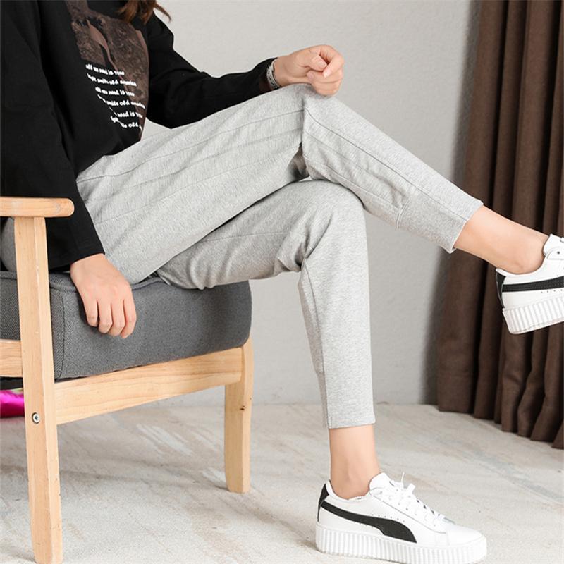 Frühling Herbst Mode lässige Trainingshose Frauen Jogger Frauen Schweiß Hosen abgeschnitten weibliche Hose Jogginghose Harajuku Streetwear