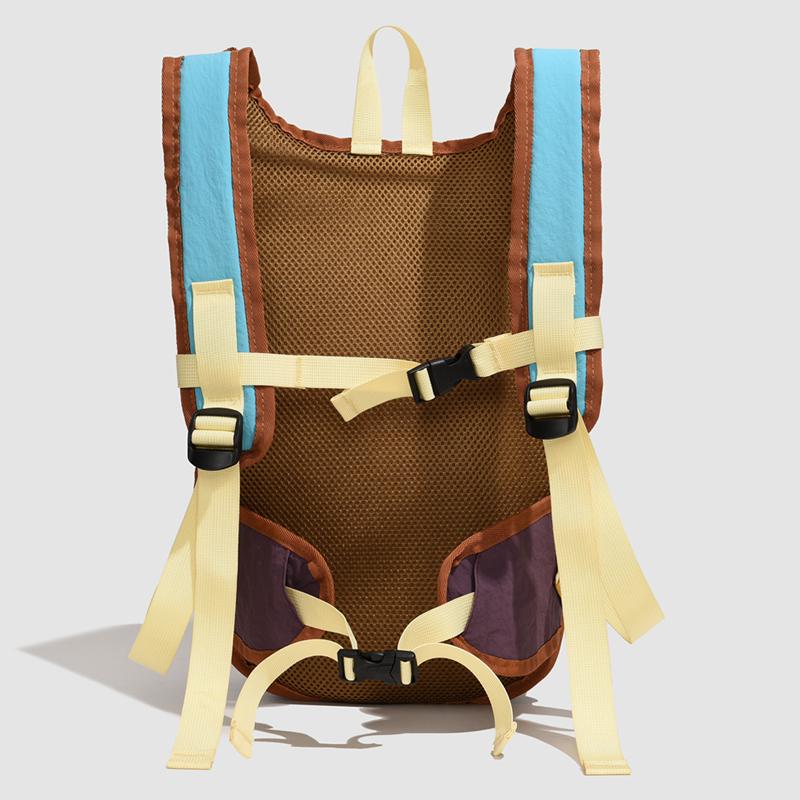 Sports Contrast Backpack Riding Outdoor Short-distance Travel Backpack