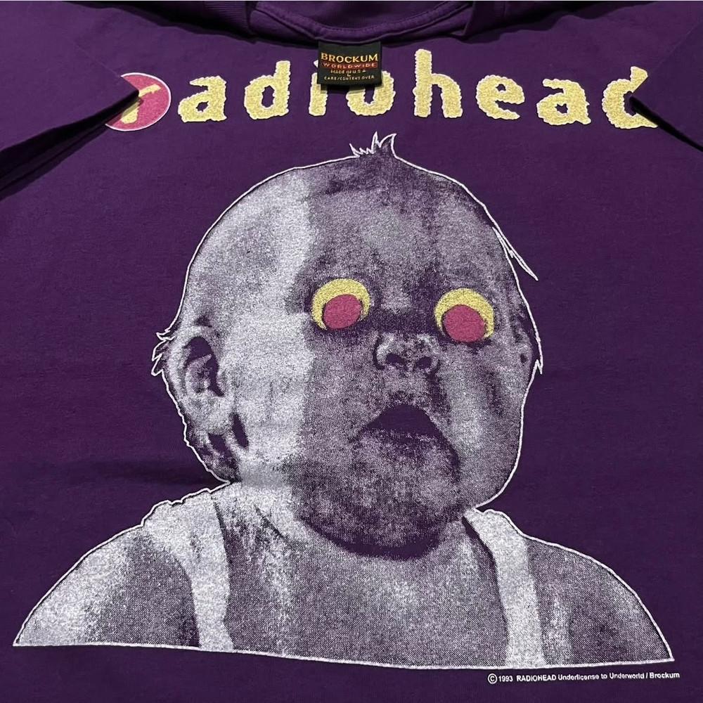 Vintage RADIOHEAD L Pablo Honey Tour 1993 UK Rock Single Stitch T-Shirt REPRINT