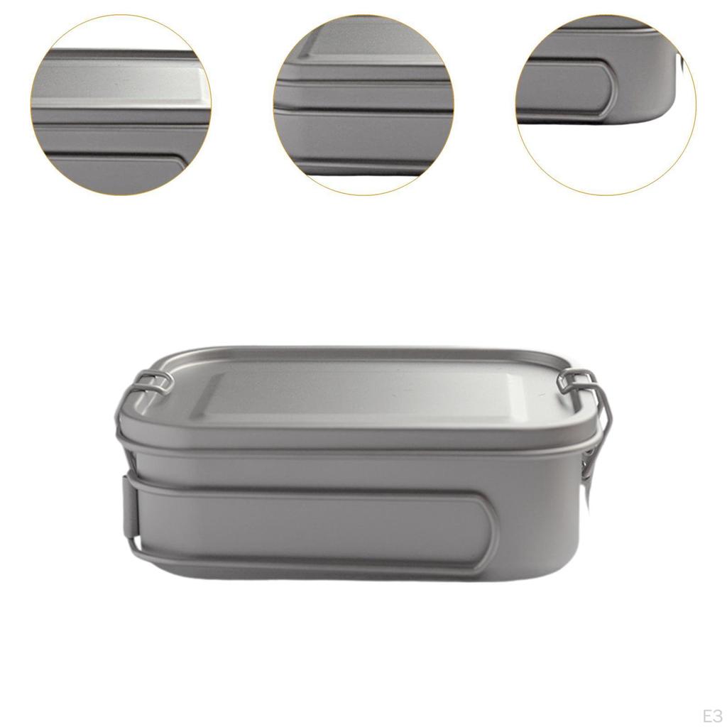 Lunch Box Bento Food Storage Easy To Clean Cookware Outdoor Camping Meal for