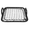 Handheld Rebounder Springback Net Goalkeeper Training Equipment Football Door Black