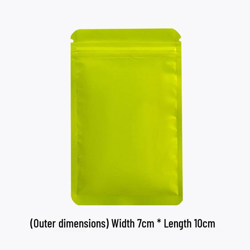 Double-Sided Frosted Aluminum Foil Self-Sealing Opaque Packaging Bag for Colored Ornaments