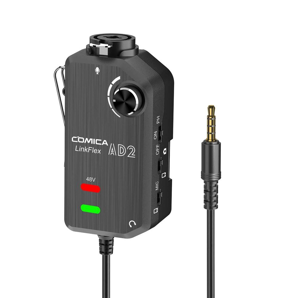 

Comica CVM LINKFLEX.AD2 XLR 6.35mm 48V XLR iPhone iPad Mac PC Android DSLR микрофон бесплатно