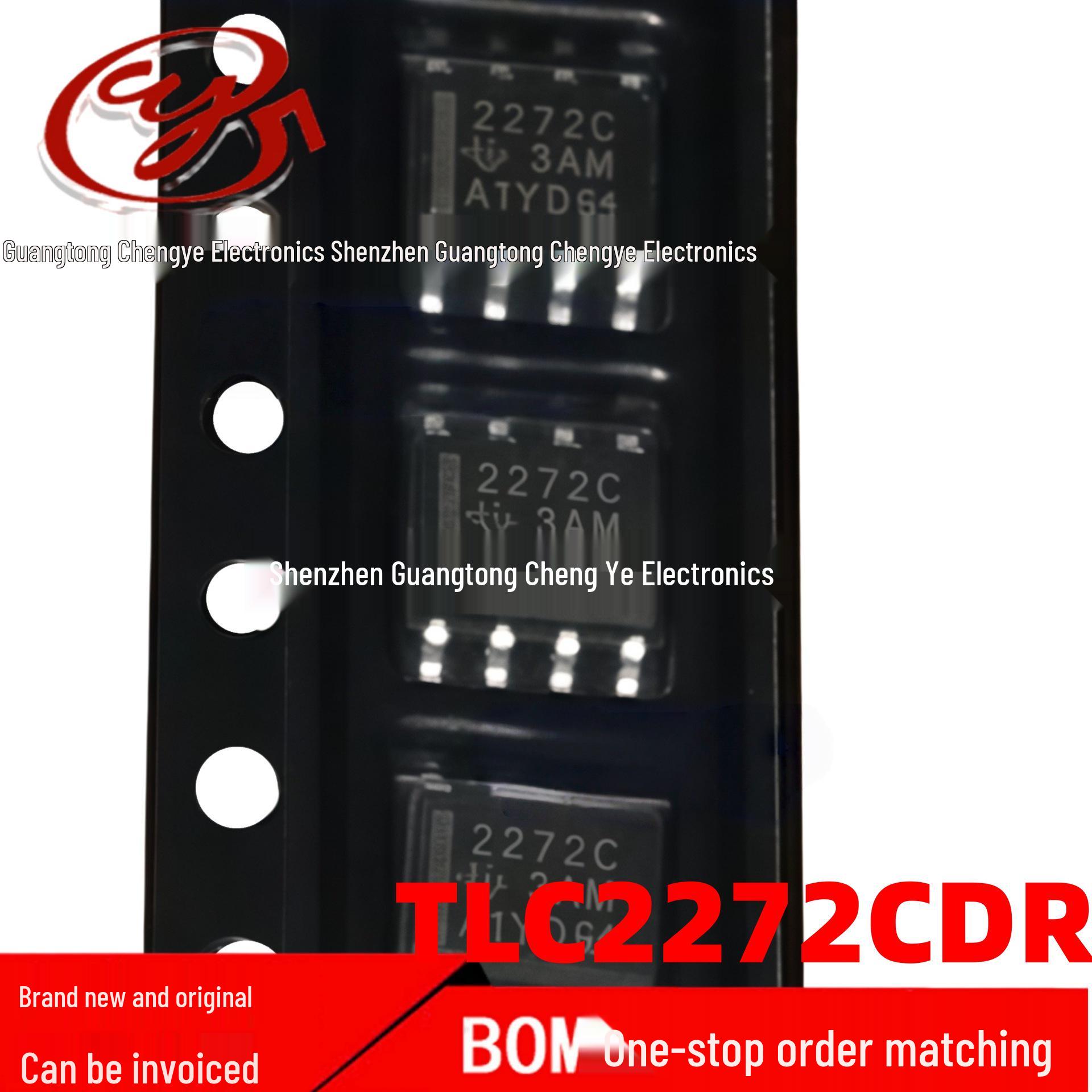 

New TLC2272CDR Operational Amplifier Chip, Surface Mount SOP8 Package.