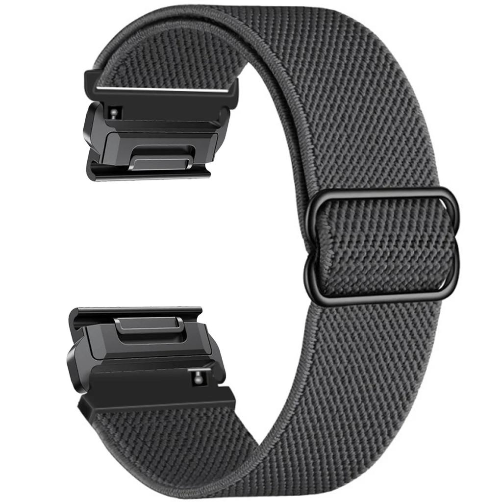 Elastyczny pleciony nylonowy pasek pętla do Garmin 22 26mm Fenix 7 7X 6X 6 Pro 5 5s 5X Plus 3HR 945 Epix Gen 2 Enduro Quickfit