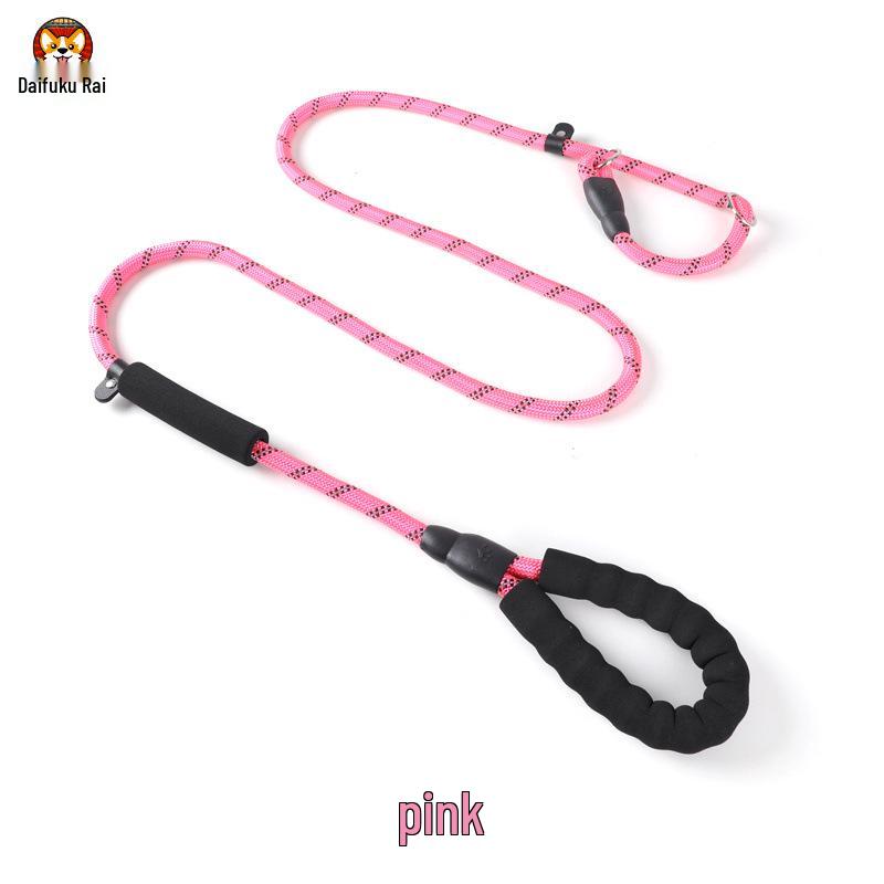 

Anti-Bursting P Rope Chain Dog Leash for Training Small, Medium, and Large Breeds: Malinois, Kujikan, Golden Retriever S/Small Dogs (up to 20 lbs, 0.8cm diameter)