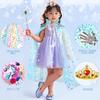 Dreamon Princess 4 Kids 1 Hair and Accessories Gifts for Girls Ages and Birthday Christmas and Stylish Birthday Gifts for Dresses, Dresses, Cape,