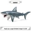 Marine Animal Simulation Model Figures: Shark, Dolphin, Hammerhead, Crab, Squid, Starfish for Kids' Education