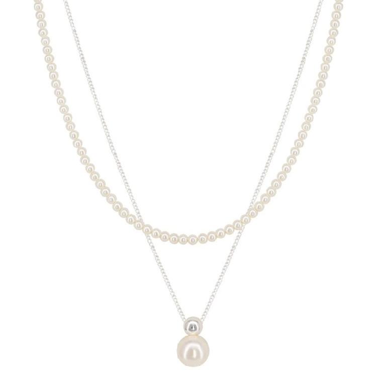 Multilayer Necklace Adjustable Chains Feminine Pearls Pendant Jewelry Everyday Delicate Women Necklaces for Everyday 1