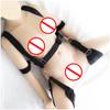 Open Thigh Leg Bandage Erotic Slave Bondage Strap Adult Sex Restraint Harnesses SM Posture Slave Collar Couple Sex Position