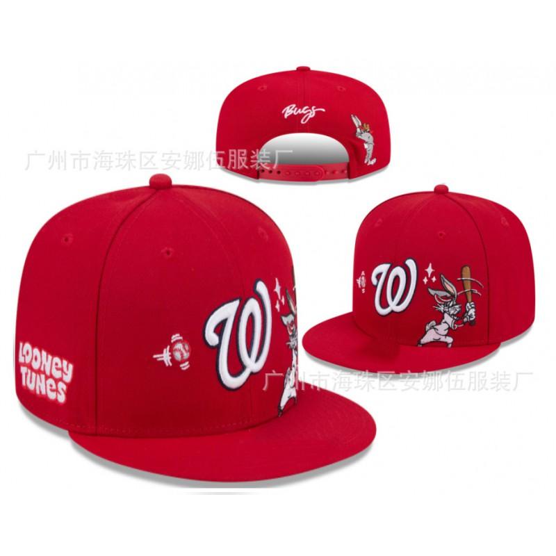 Embroidered Flat Brim Baseball Cap Men Women Team Style Breathable Sun Hat
