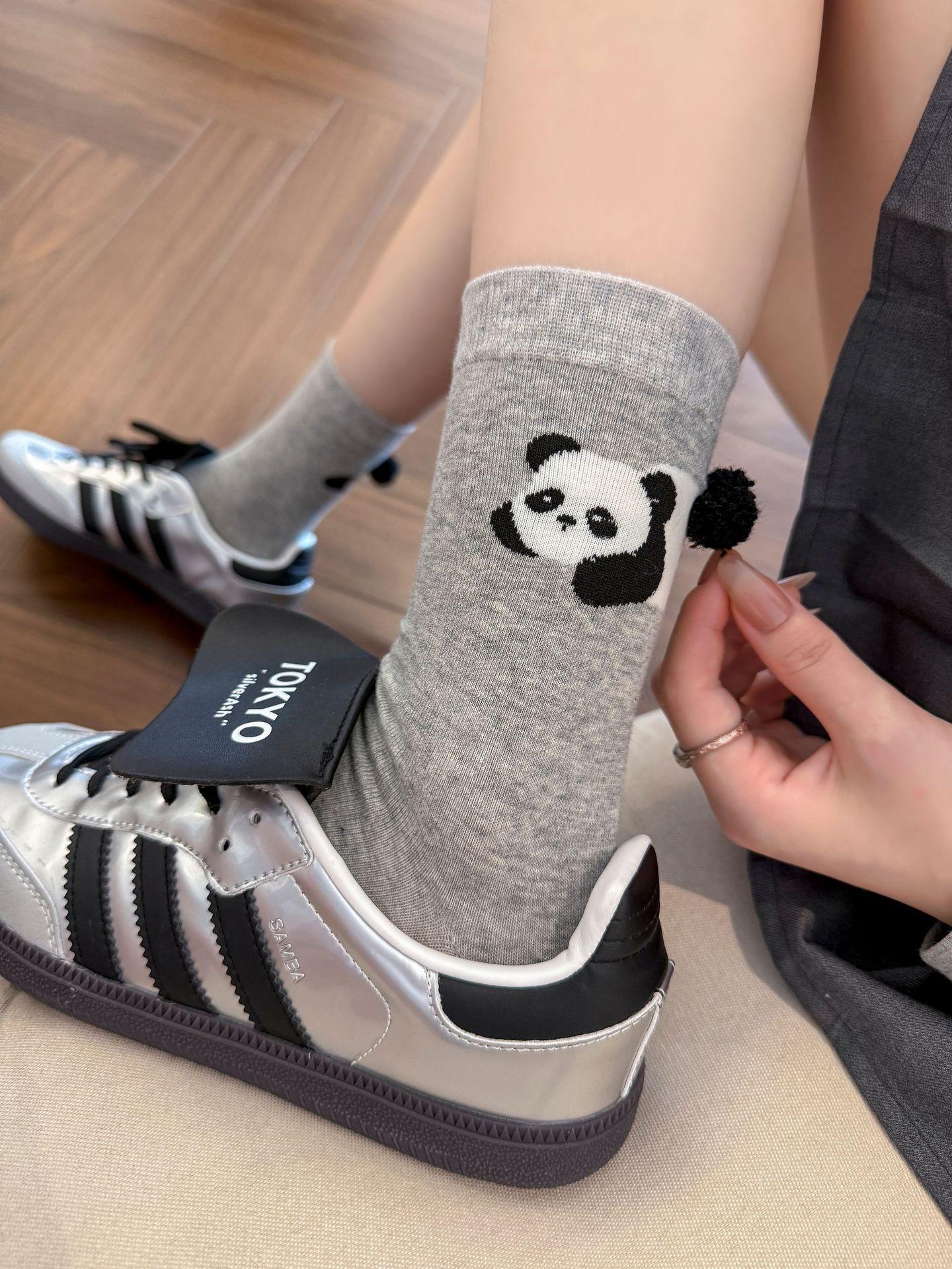 Butt Three-Dimensional Furball Socks Cartoon Cute And Funny Animal Socks Cute And Funny Pile Of Socks