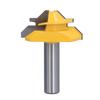 1Celsius2in Shank Router Bit 45 degrees  Woodworking Milling Cutter for Cabinet Door Drawer CNC Hand Tool